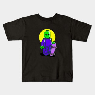 Blocky style Skater Kids T-Shirt